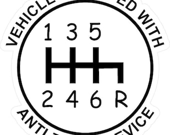 Decal stickers anti-theft device stick manual 4"x4" or any size if you ask