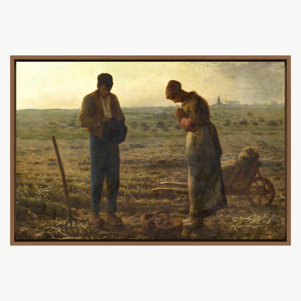 The Angelus by Jean-francois Millet Canvas Print Wall Art Famous Painting, Frame Large Wall Art, Gift, Living Room Wall Decor - Etsy