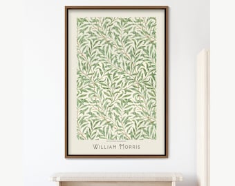 William Morris Framed Canvas Wall Art Print Historic Cultural Illustrations Framed Large Gallery Art, Abstract Art, Gift,Wall Decor