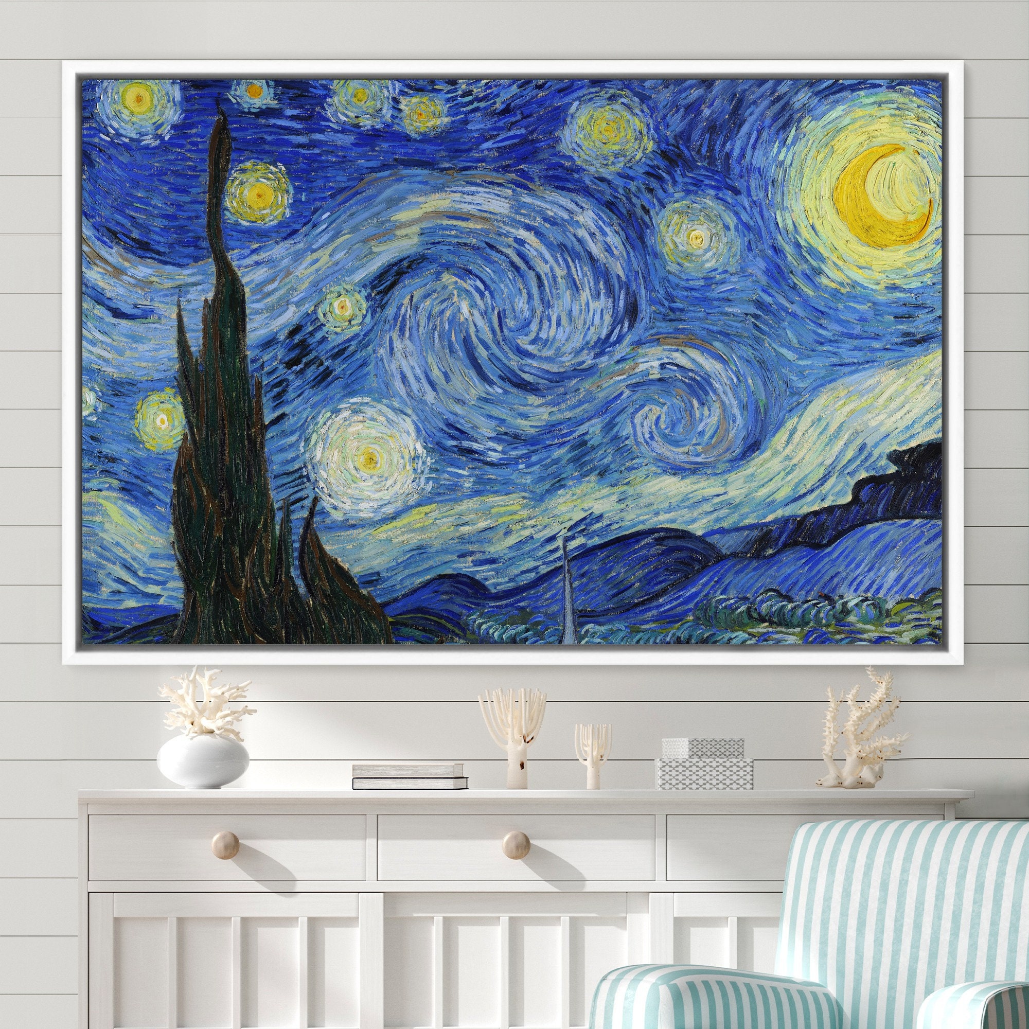 Discover Vincent Van Gogh The Starry Night Canvas Art Print