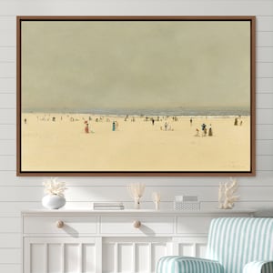 Framed Canvas Oil Painting Landscape Wall Art, Nature Framed Large Gallery Art, Vintage Art, Minimalist Art, Gift, Wall Decor