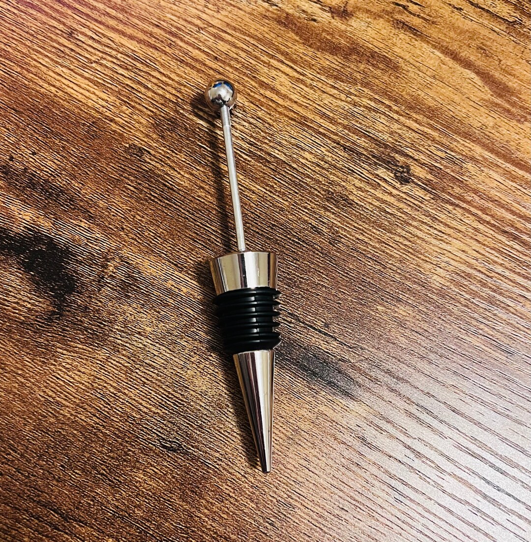 Metal Beadable Wine Stopper Etsy