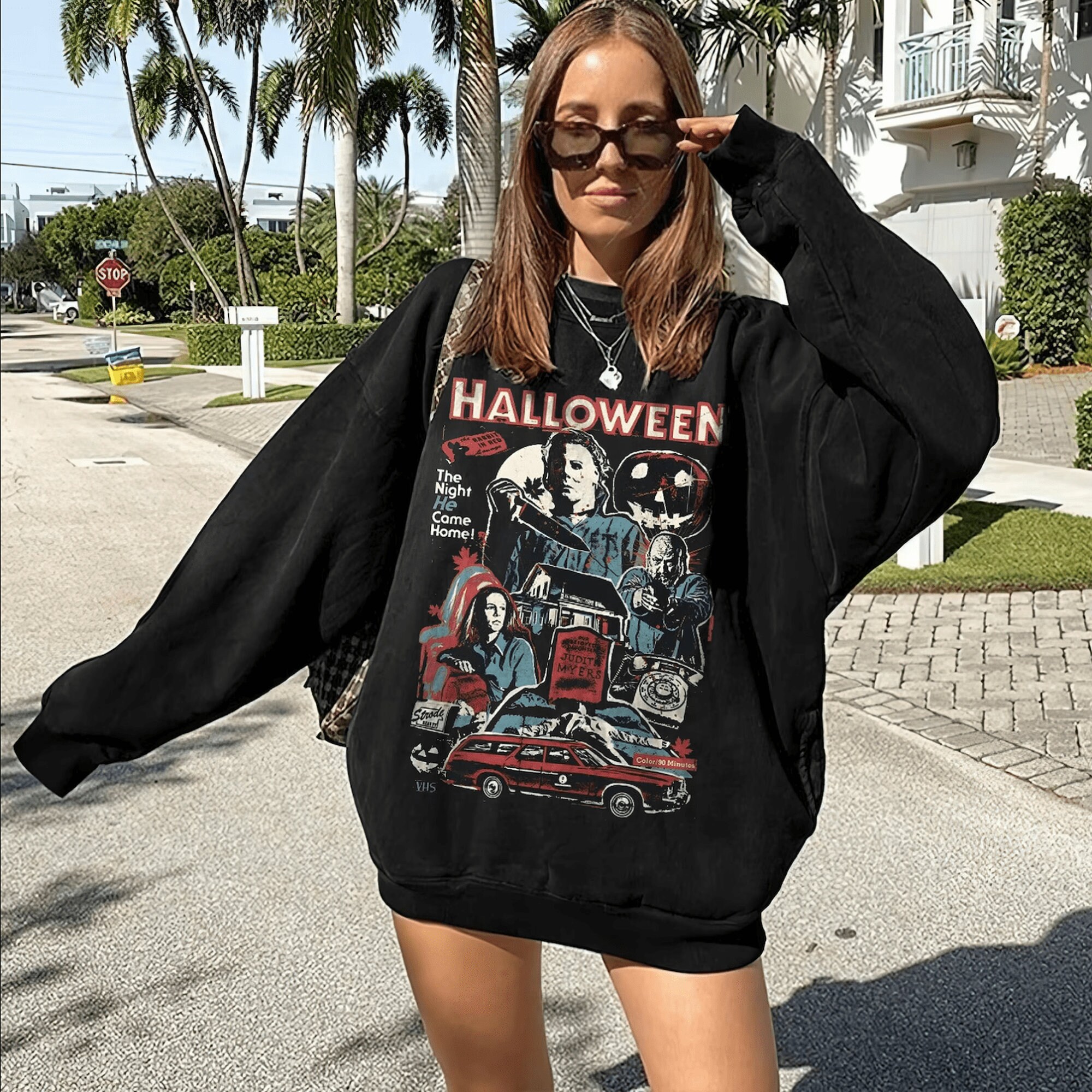 Halloween michael myers clearance sweatshirt