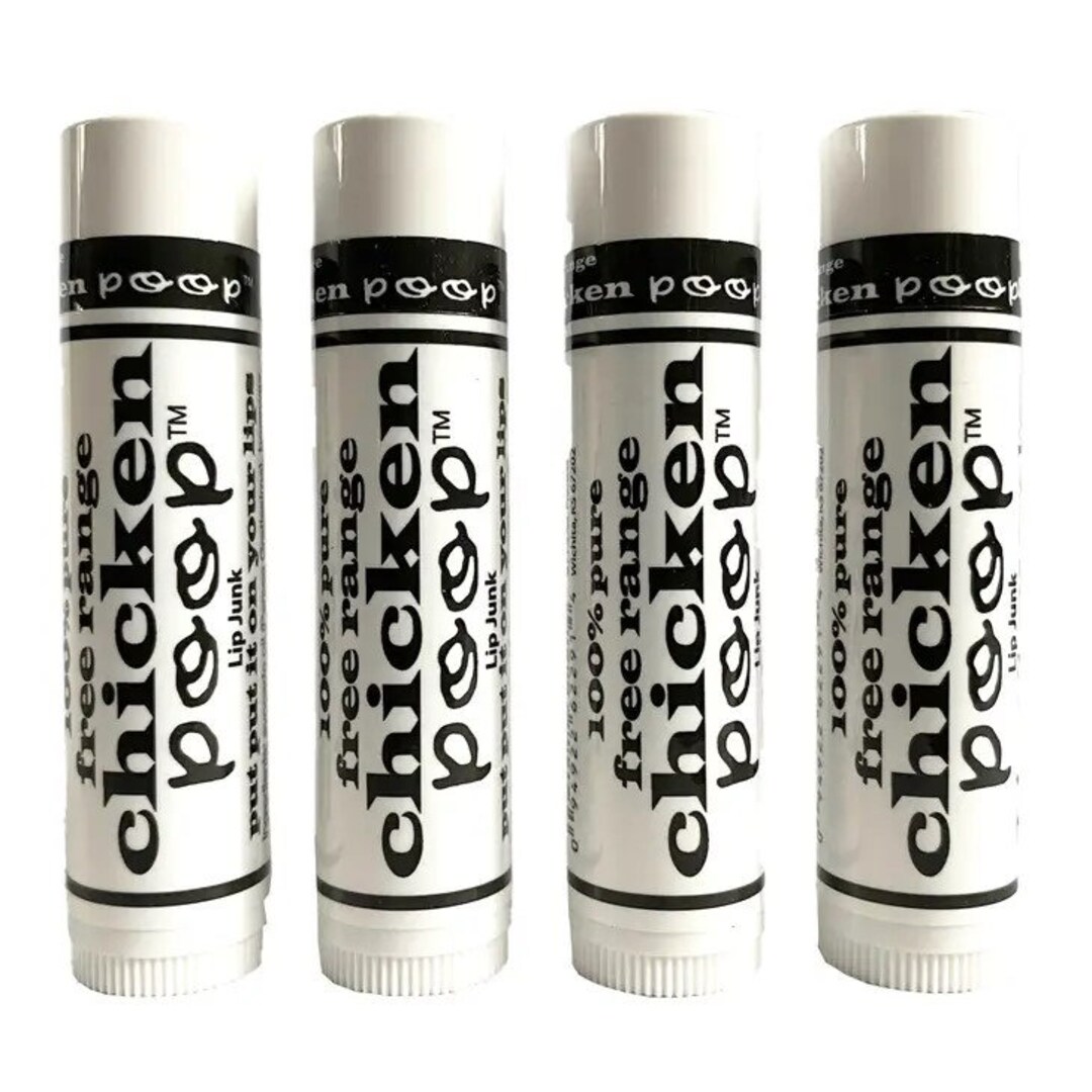 CHICKEN POOP Lip Junk Original All Natural Lip Balm for Dry Etsy