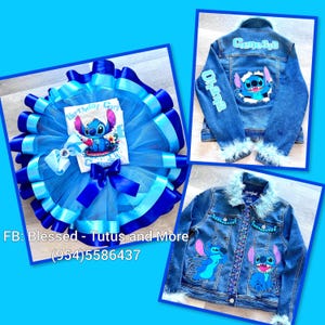 Stitch Tutu Set - Tutu Set - Custom Tutu Set READ DETAILS PLEASE