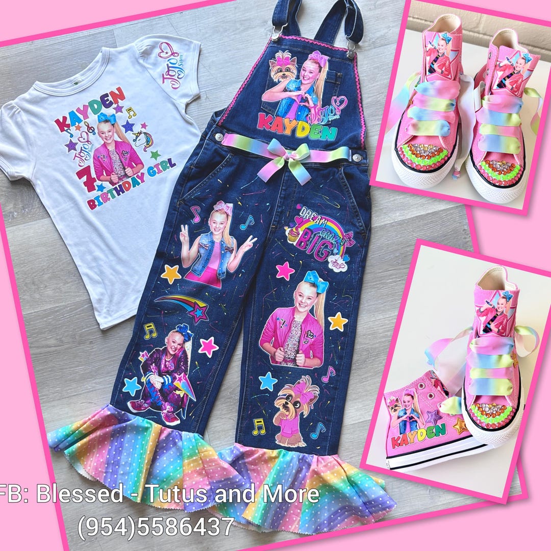 Jojo Siwa Denim Set Jojo Siwa Jeans Set Jojo Siwa Denim Outfit