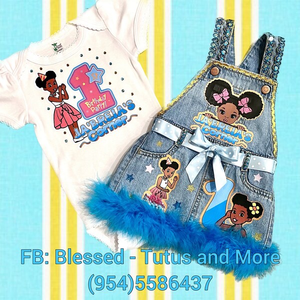 Gracies Corner Birthday Outfit Overall Etsy