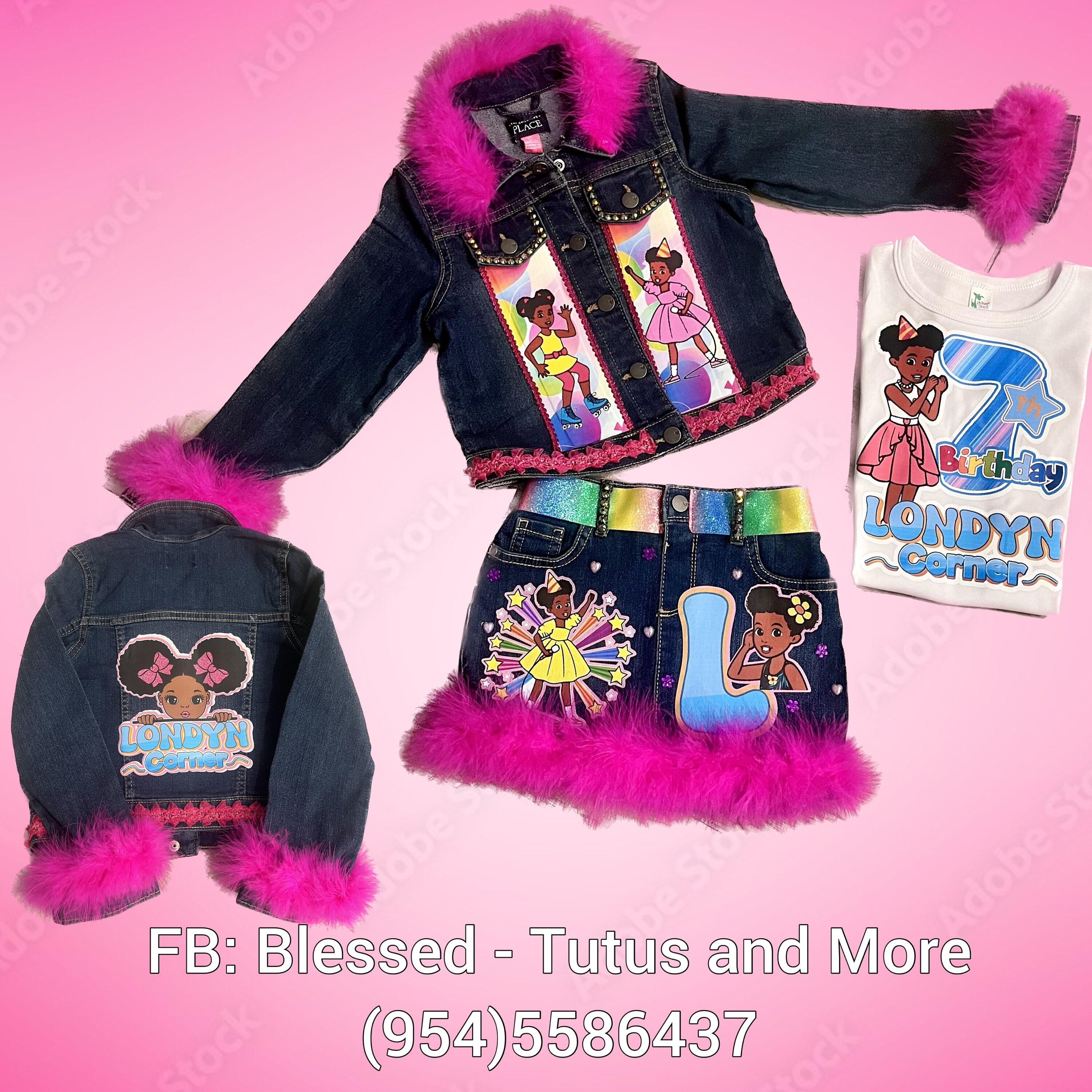 Gracies Corner Denim Set Gracies Corner Birthday Outfit Etsy