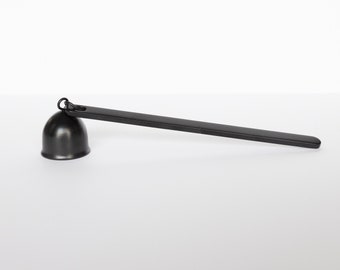 Apagador de velas preto, acessório extintor de velas, apagador de chamas de aço inoxidável de alta qualidade para apagar velas