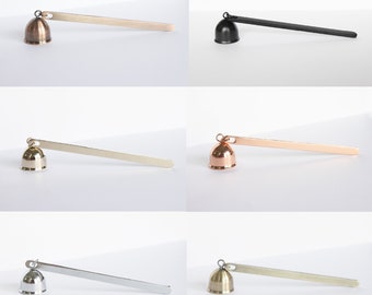 Apagador de velas Escolha a cor, Acessório extintor de velas, Apagador de chamas de velas de aço inoxidável resistente de alta qualidade para apagar velas