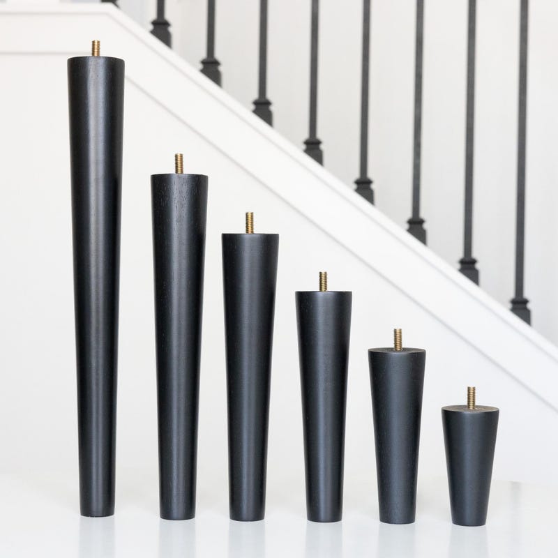 6 Furniture Legs Round - Etsy