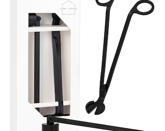 Conjunto de acessórios para aparar pavio e apagar velas – Escolha a sua cor