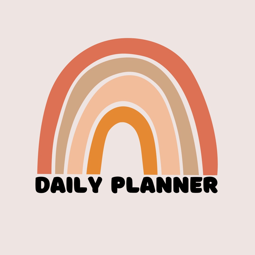 BOHO Blank Meal Tracker, Weekly Planner, Hourly Meeting/ Date Reminder ...