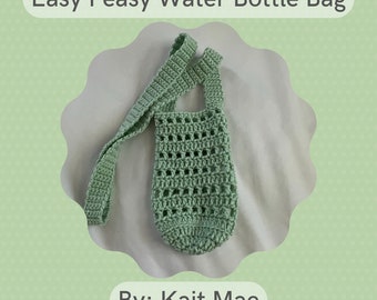 crochet water bottle bag *PDF PATTERN*