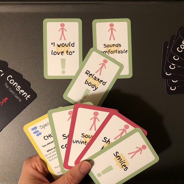 Consent The Card Game for kids, teens and adults