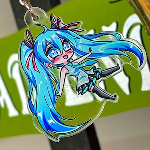 Hatsune Miku, Colgante de llavero, Colgante de cordón