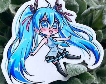 Hatsune Miku Vinyl Sticker | Waterproof Vocaloid Decal
