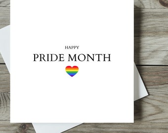 Happy Pride Month/ Pride Cards / LGBTQ+ Cards