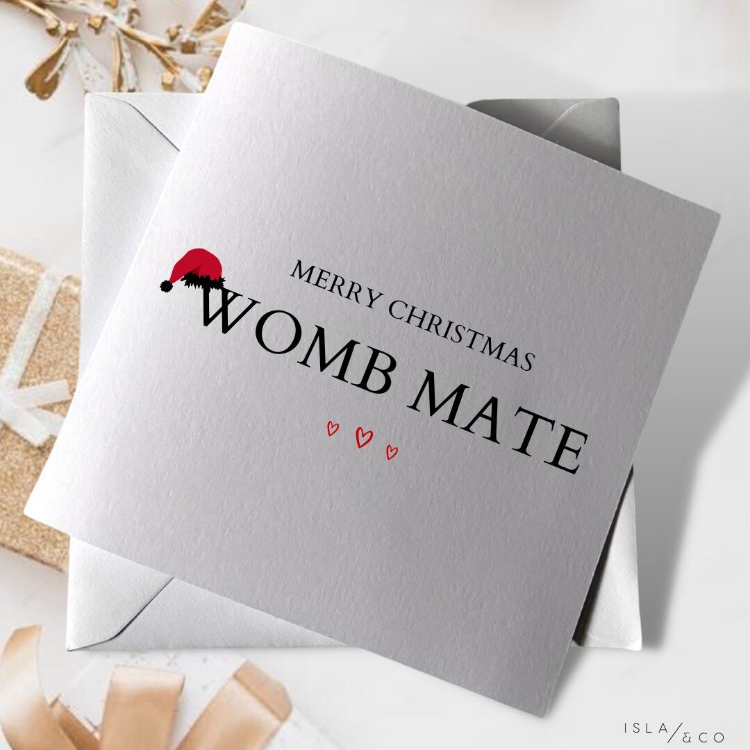 Womb Mate Christmas Card Twin Christmas Cards Christmas Gifts For Twin womb-mate-christmas-card-twin-christmas-cards-christmas-gifts-for-twin