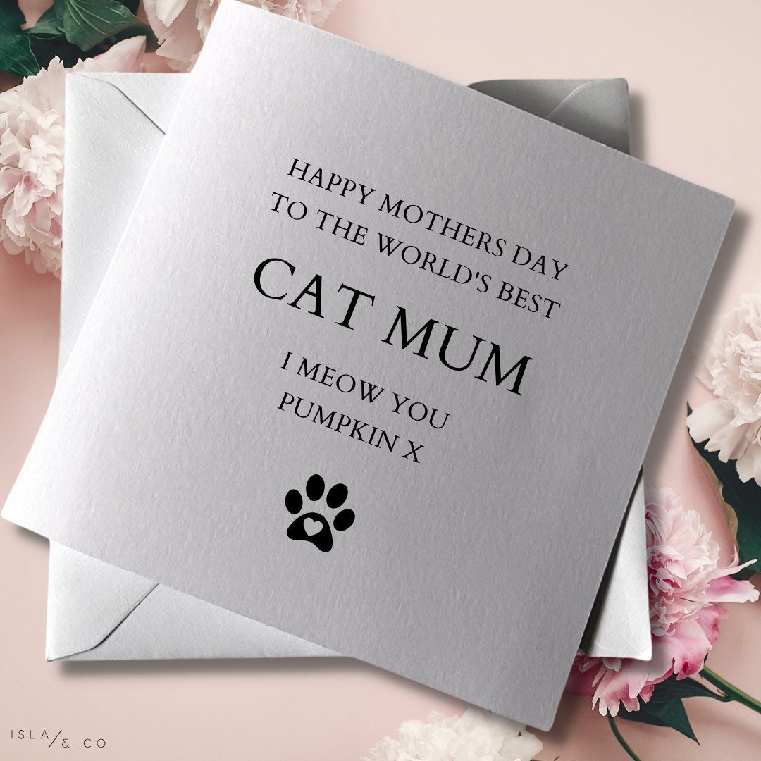 Cat Mothers Day Card _ Buy Woolworths Gift Cards For Cellphone ...
