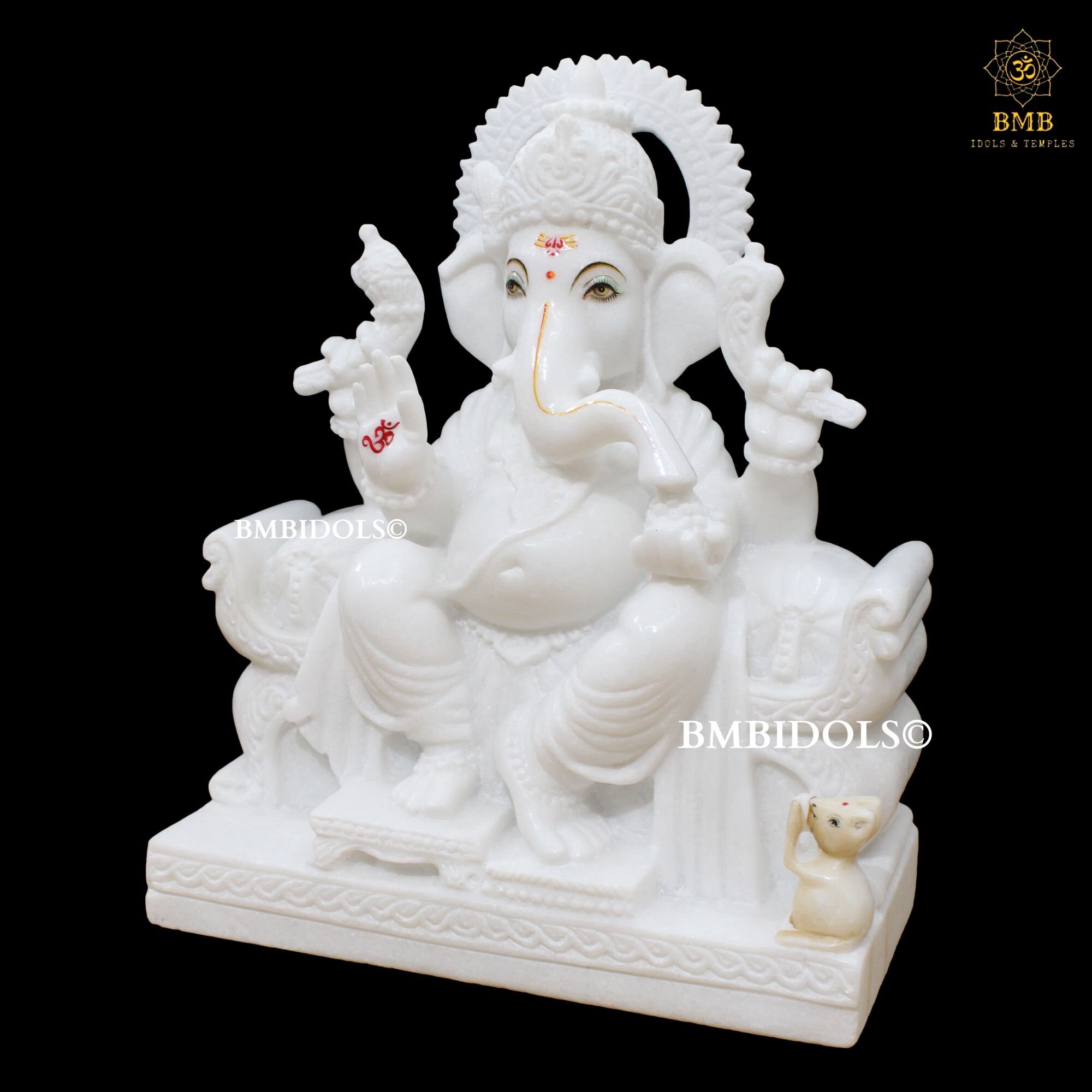 Ganesh Statue Marble Ganesha Statue Made In Natural White Marble In ganesh-statue-marble-ganesha-statue-made-in-natural-white-marble-in
