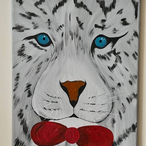 Tableau tigre tableau félin tableau enfants tableau animaux tableau animalier idées cadeaux enfants peinture sur toile tigre tableaux