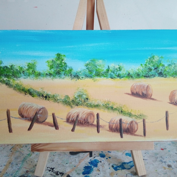 tableau de campagne,tableau zen peinture sur toile