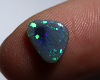 Natural Lightning Ridge Semi Black Opal 0.85 Carat