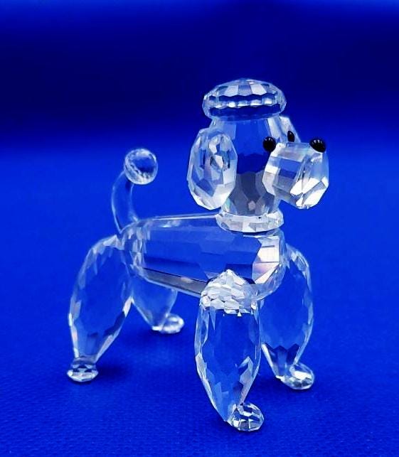 Swarovski Crystal Figurines Dog - Etsy
