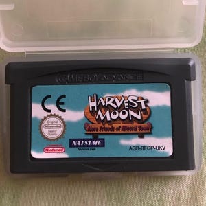 ハーベストムーン 任天堂 ゲームボーイアドバンス ゲームカートリッジ GBA SP GBM