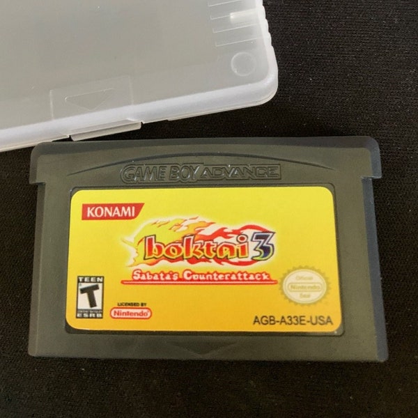 Boktai 3 Sabata's Counterattack Game Cartridge Nintendo Gameboy GBA 32 Bit