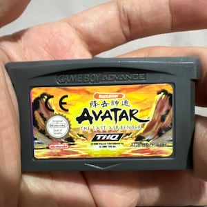 "Avatar ""Last Airbender"" - Spiel Modul Nintendo Gameboy Blümchen GBA SP."