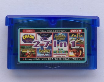 27 In 1 Nintendo GBA Video Game Cartridge Gameboy Advance English 32 Bit