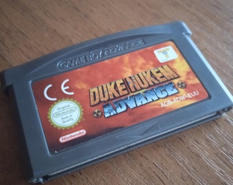 Duke Nukem Advance Nintendo GBA Video Game Cartridge Gameboy 32 Bit