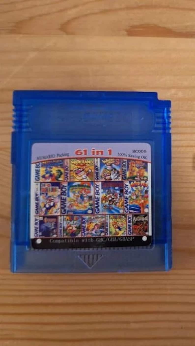 61 en 1 pedazo de la lengua inglesa 16 del color de Gameboy del cartucho del juego de Nintendo imagen 10