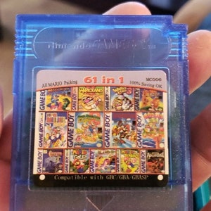 61 In 1 Nintendo Game Cartridge Gameboy Color English Language 16 Bit