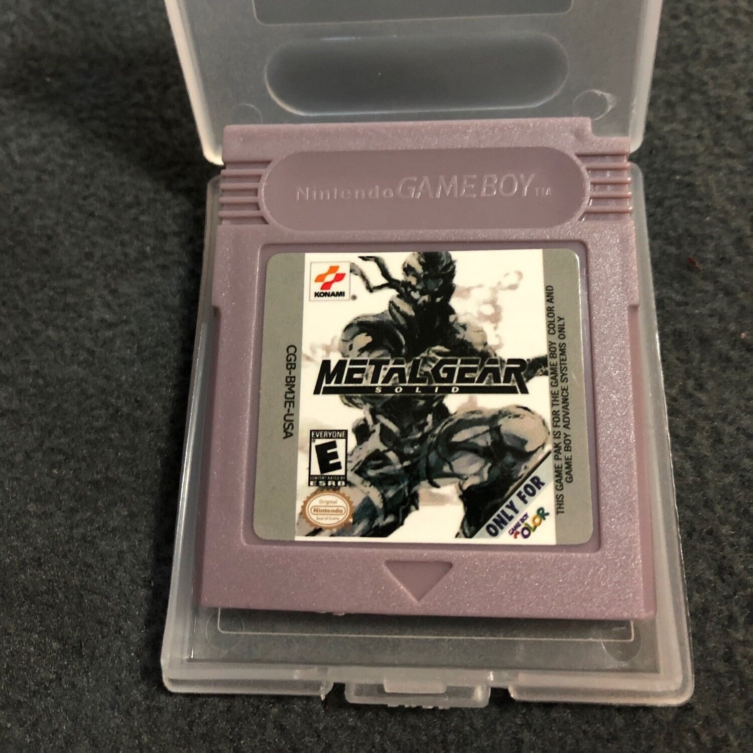 METAL GEAR SOLID Trading Card 029 ERROR