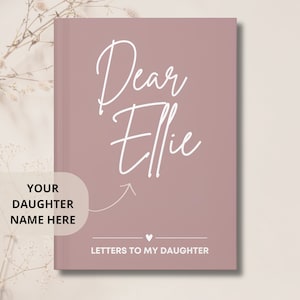 Letters To My Daughter Personalized Journal, Birthday Letters to My Baby, Cartas To Mi Hija, Letters to My Children, As I Watch You Grow