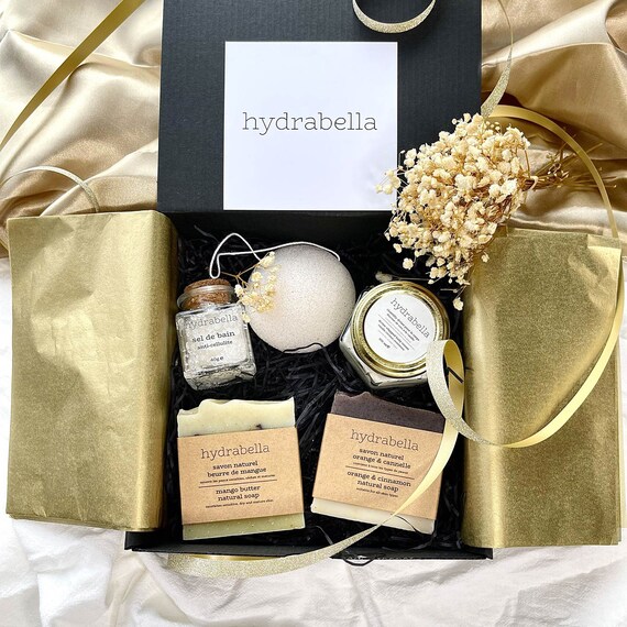 Coffret Cadeau Détente Nuageuse Visage Corps Idée Cadeau Femme Noel  Anniversaire Soin Corps Savon Solide Naturel Vegan Sel De Bain 