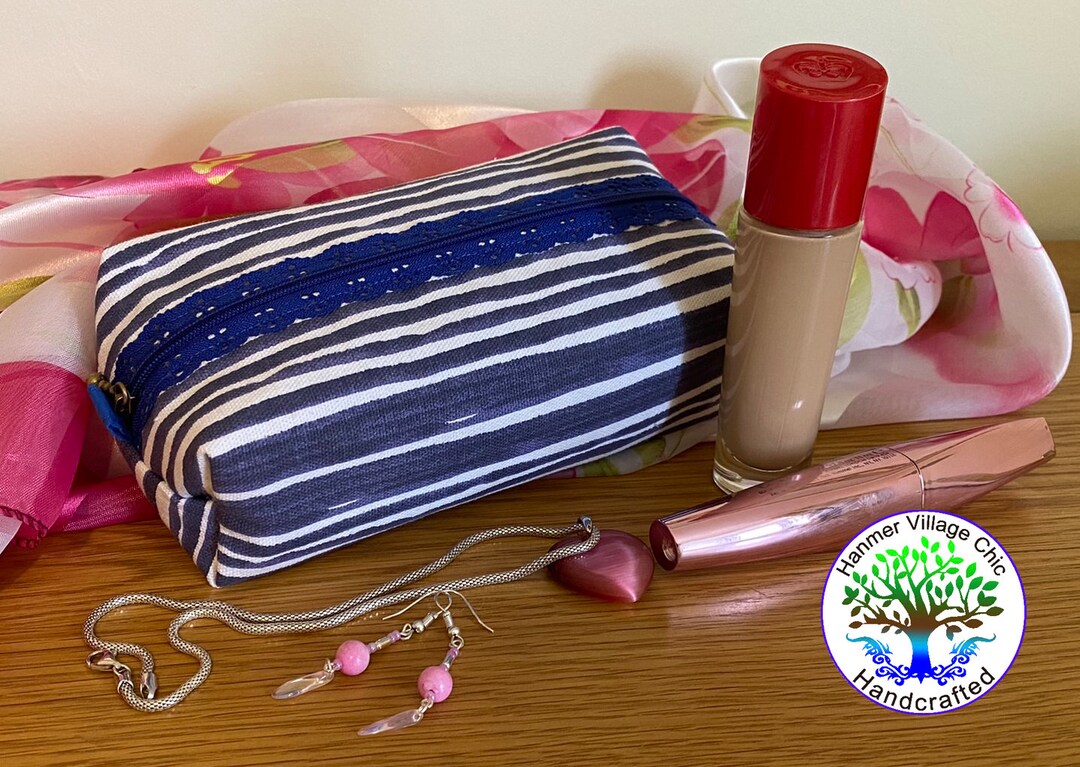 PDF Sewing Pattern, Make up Bag Pattern, Makeup Bag Pattern, Easy