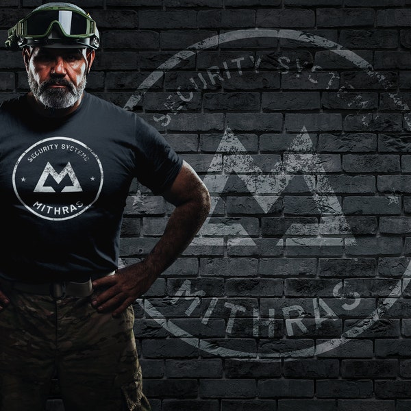 Mithras Security Systems Gray Zone Warfare T-Shirt | Grey Zone Warfare Logo merchandise Escape from Tarkov Gamer Hardcore FPS Shirt