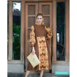 Selin Series Elegance Redefined with Nuuun Batik Dress for Women Tunik Perfection, Women Dress, Batik Dress, Ethnic Dress, Batik for Women