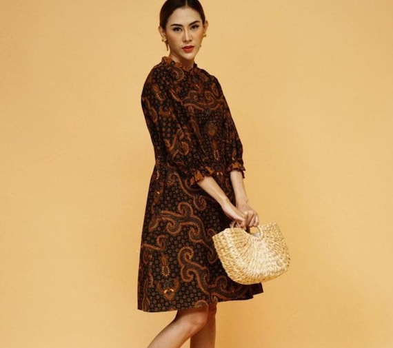 ethnic midi dress Pink Ethnic Midi Dress