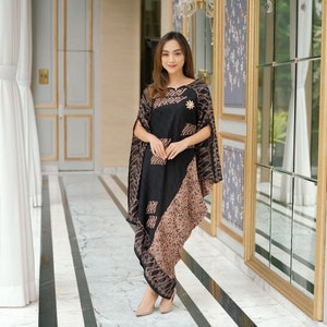 Dress Nameera by Kinnas Batik, Caftan Dress, Boho Dress, Bohemian Dress,  Ethnic Dress