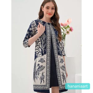 Nuansa Batik Dress Traditional Indonesian Batik Beauty, Batik Dress, Batik, Boho Dress, Bohemian Dress, Ethnic Dress, Midi Dress