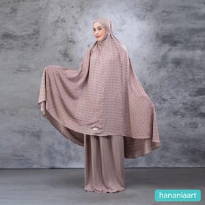 Elegance Tazbiya Serenity Series Prayer Set Mukena, Women Prayer Set, Prayer Dress, Mukena, Prayer Set, Prayer clothes