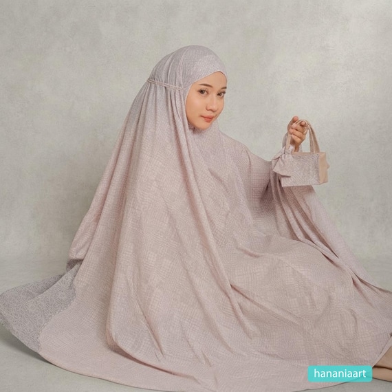 Tya Series Korean Parachute Travel Women Prayer Set, Mukena - Etsy