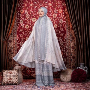 Elegance in Motion Tazbiya Fathinah Series Prayer Dress Mukena, Women Prayer Set, Prayer Dress, Mukena, Prayer Set, Prayer clothes
