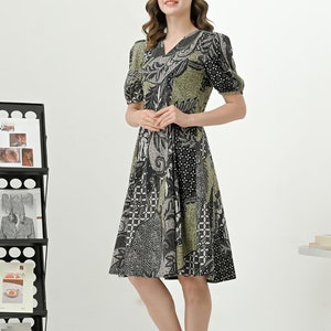 Timeless Beauty Nuansa Batik Dress, Batik Dress, Batik, Boho Dress, Bohemian Dress,  Ethnic Dress