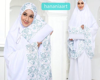 Abby's Syahbani Khadijah Adult Women Mukena, Women Prayer Set, Prayer Dress, Mukena, Prayer Set, Prayer clothes, Prayer clothes